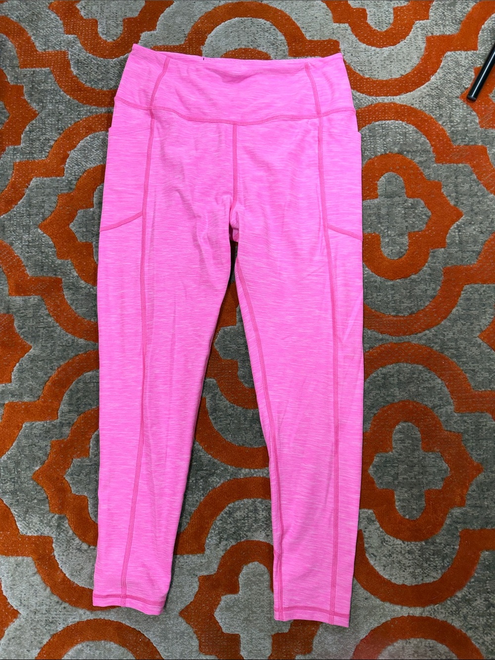 Victoria's Secret Bright Pink High-Waist Leggings